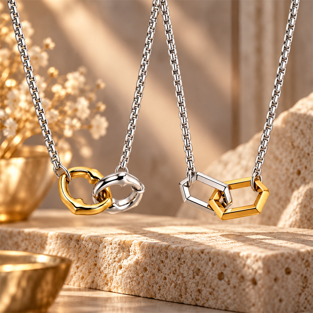 Men'S Accessories Jewelry Brands - Zalman Brand Two Hollow Square Box