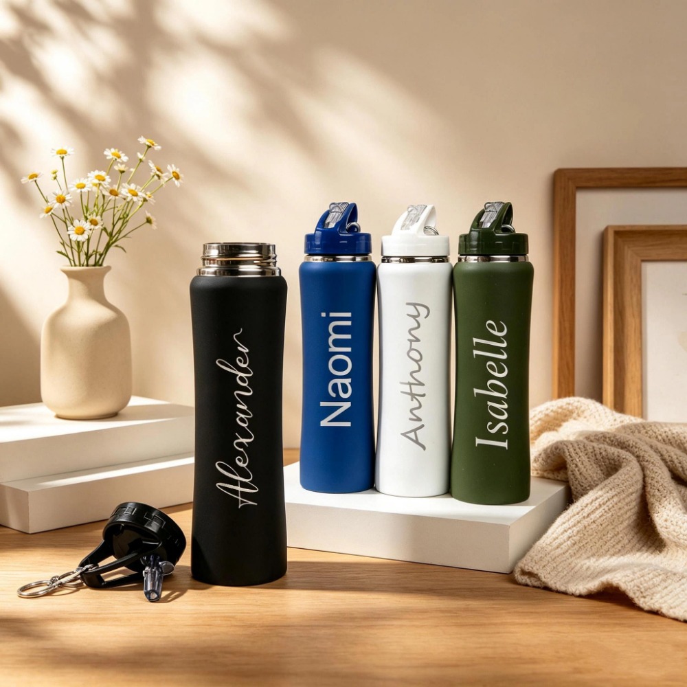 Flask Stainless Steel - 1. Custom Name Soccer Stainless Steel
