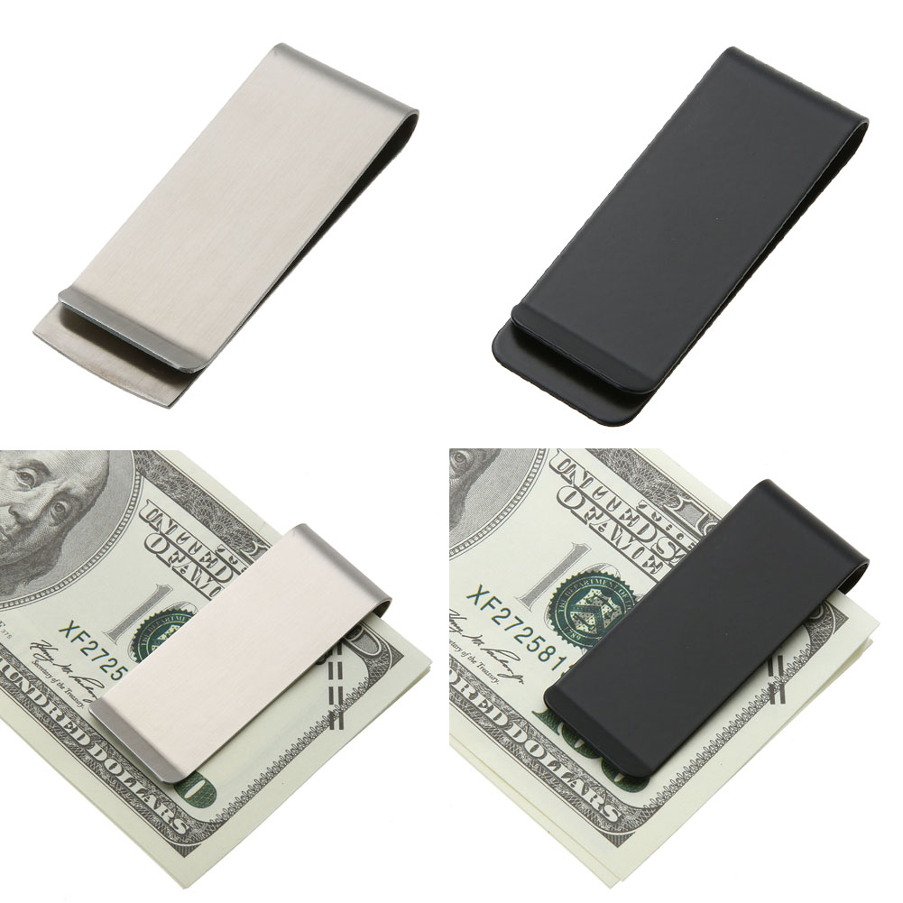 Money Clip Slim - Stainless Steel Money Clip Metal Wallet