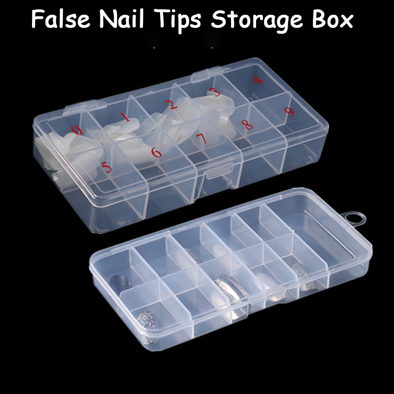 1box Empty Nail Tips Organizer - Men'S Accessories Drawer Organizer ulasan dan harga