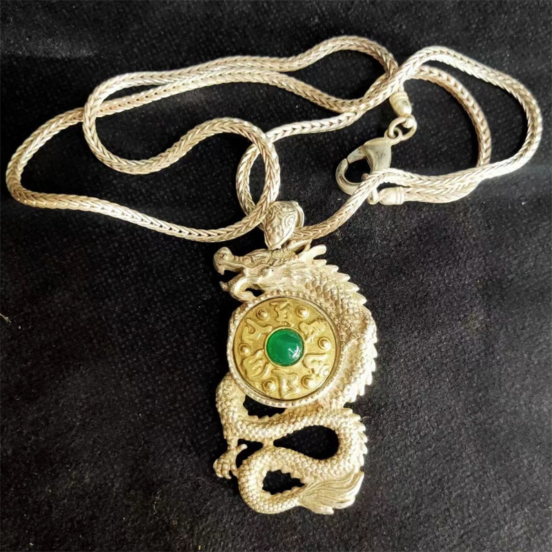 Dragon Brand Necklace Pendant  - Men'S Accessories Jewelry Brands ulasan dan harga