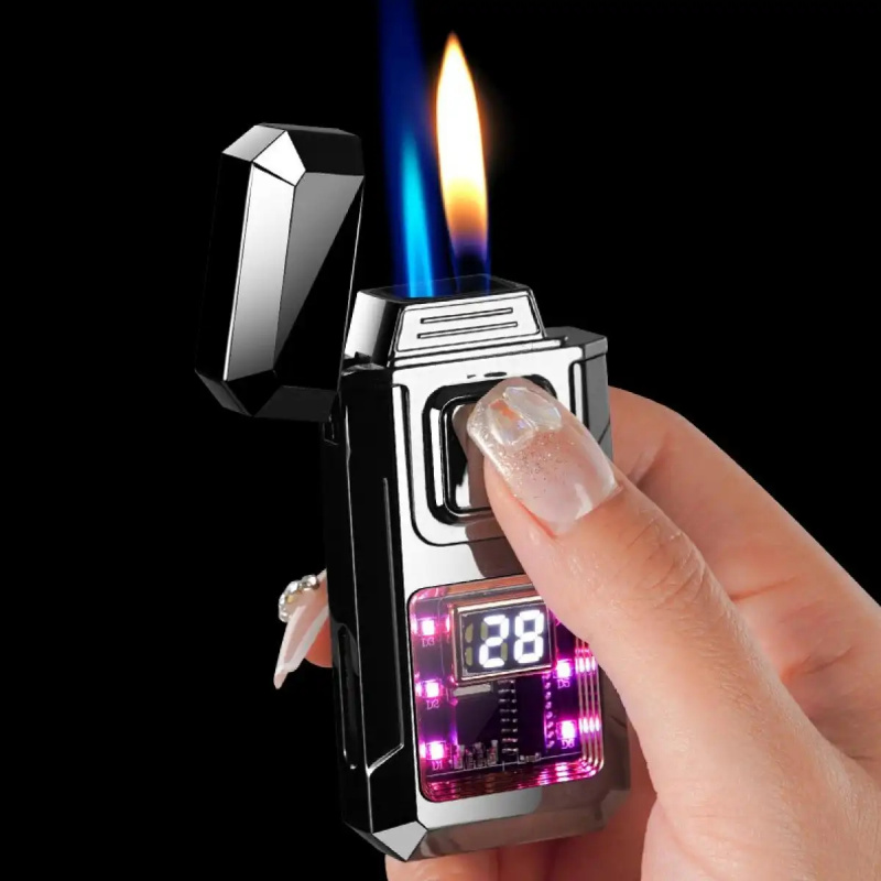Windproof Voice Control Metal  - Lighter Windproof ulasan dan harga