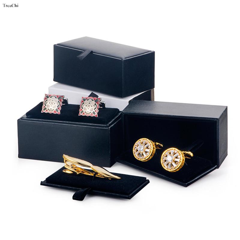 Luxury Tie Clip Cufflinks Stor - Men Accessories Gift Box ulasan dan harga