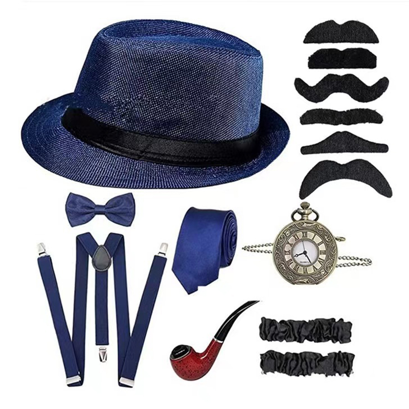 Halloween Cosplay 1920s Men Ac - Men'S Accessories In The 1920S ulasan dan harga