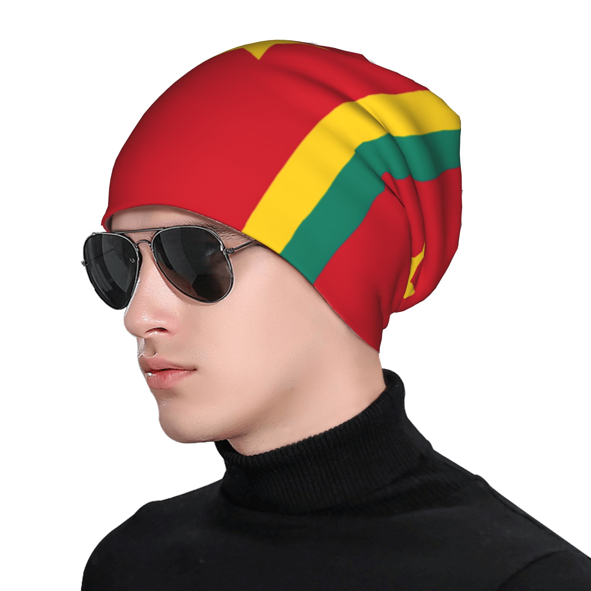 Qatar Flag Beanie Hats  Cool C - Men Accessories Qatar ulasan dan harga