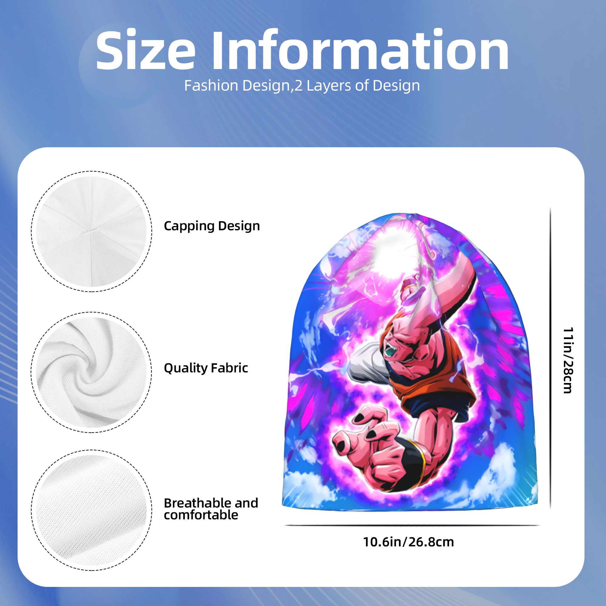 Majin Buu Cartoon Manga Skulli - Men'S Accessories Trending ulasan dan harga