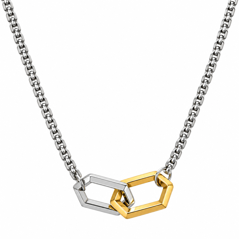 Zalman Brand Two Hollow Square - Men'S Accessories Jewelry Brands ulasan dan harga