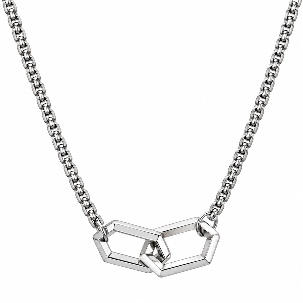 Zalman Brand Two Hollow Square - Men'S Accessories Jewelry Brands ulasan dan harga