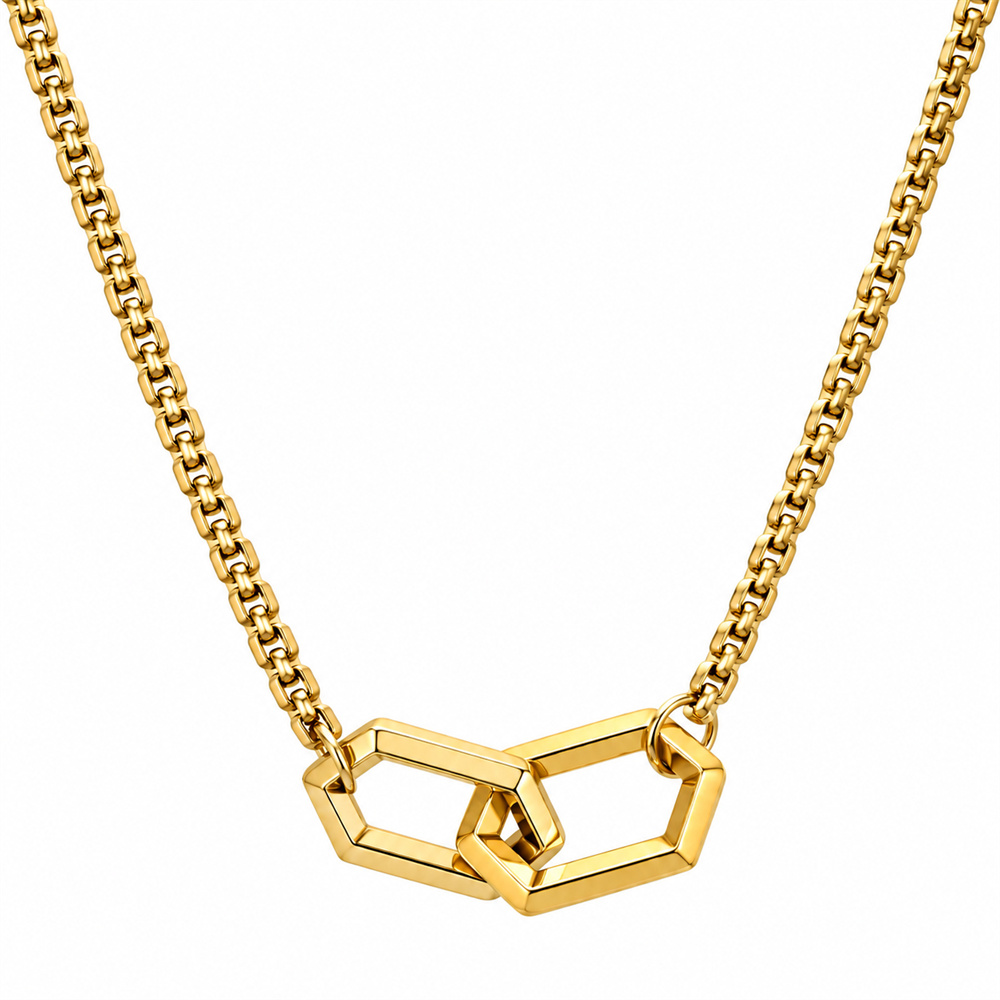 Zalman Brand Two Hollow Square - Men'S Accessories Jewelry Brands ulasan dan harga