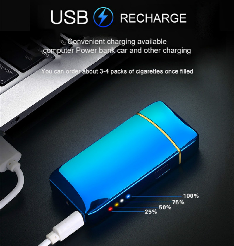 Electric Windproof Metal Light - Lighter Windproof ulasan dan harga