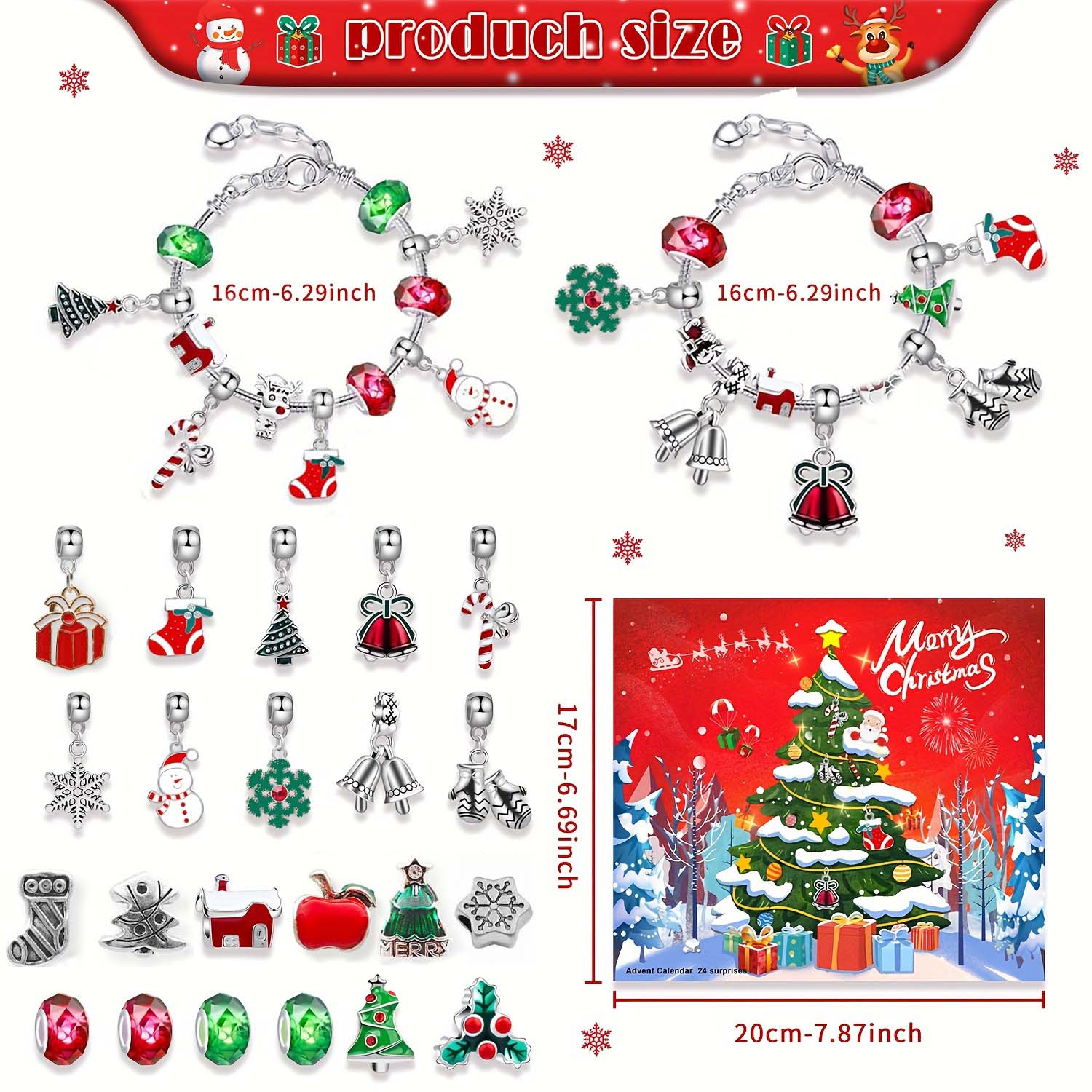 Creative Christmas 24-Day Coun - Men Accessories Gift Box ulasan dan harga