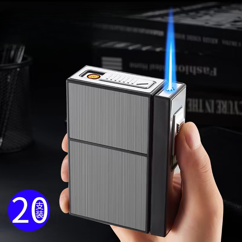 New Can Hold 20 New Metal Ciga - Lighter Windproof ulasan dan harga