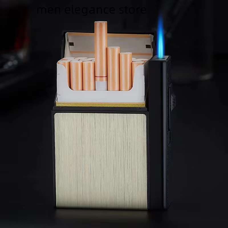 New Can Hold 20 New Metal Ciga - Lighter Windproof ulasan dan harga