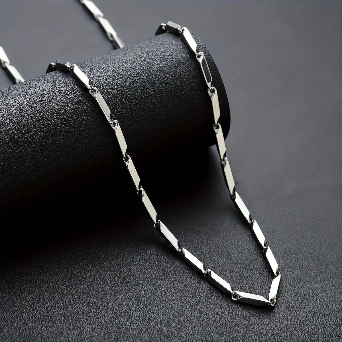 Silvery Curved Cross Stainless - Men'S Accessories Jewelry Brands ulasan dan harga