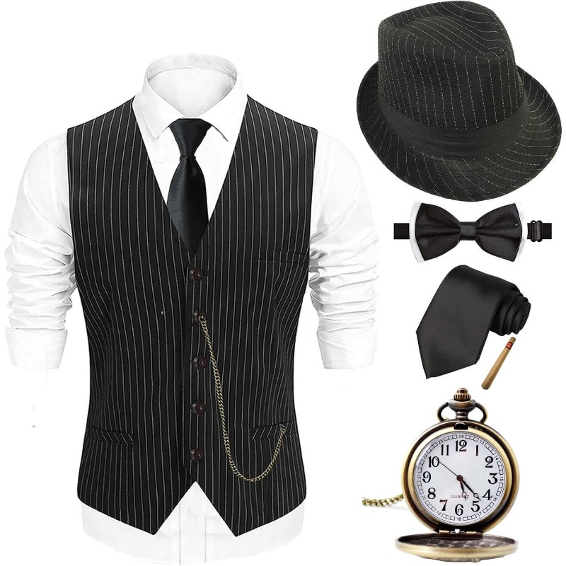 Halloween 1920s Mens Costume 2 - Men'S Accessories In The 1920S ulasan dan harga