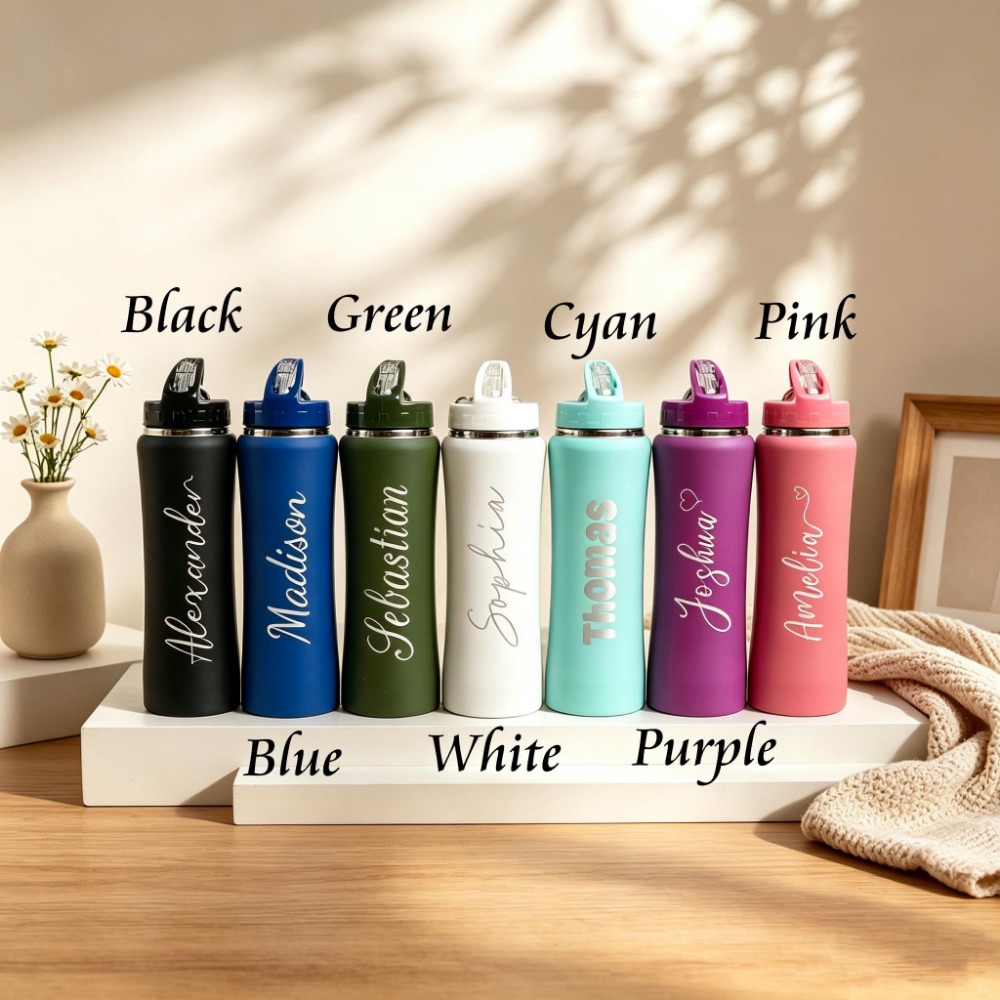 1. Custom Name Soccer Stainles - Flask Stainless Steel ulasan dan harga